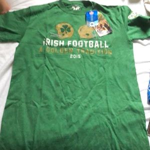 Green T-shirt Notre Dame game shirt